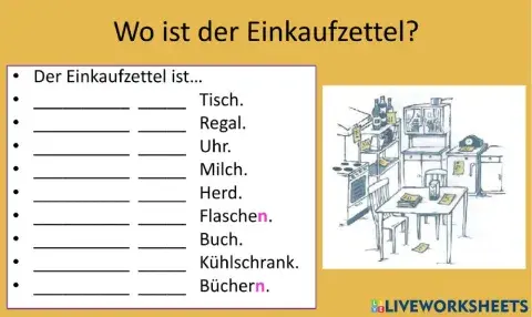 Lokale Präpositionen