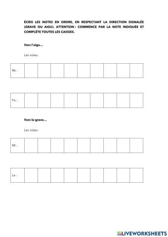 Les notes et les gammes (11)