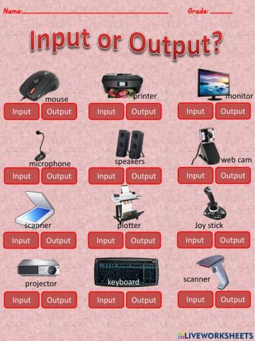 Input or Output? You Choose!