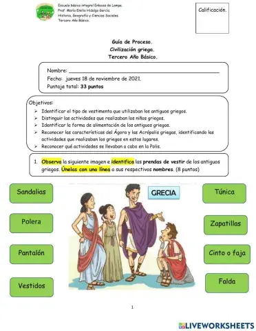 Guía la antigua grecia