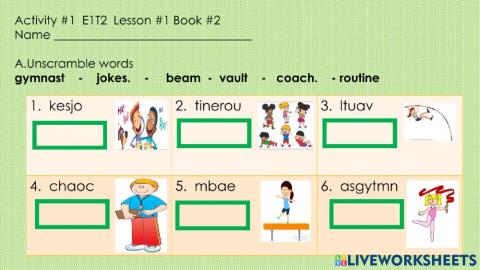 Activity-1 E1T2 Lesson -1 Book - 2