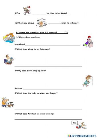 Present Simple Part 2