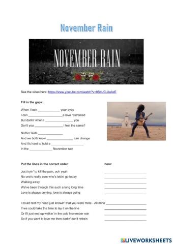 November Rain - Song
