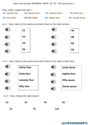 Titles from 21 to 99