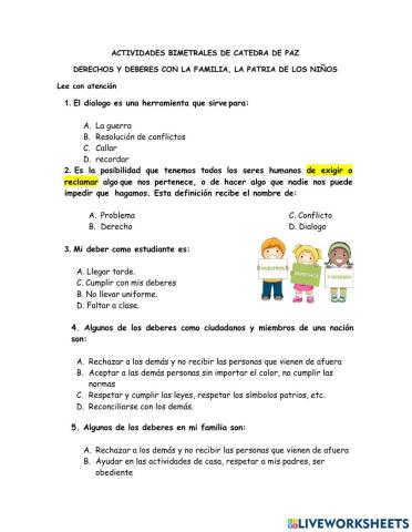 Los derechos y deberes