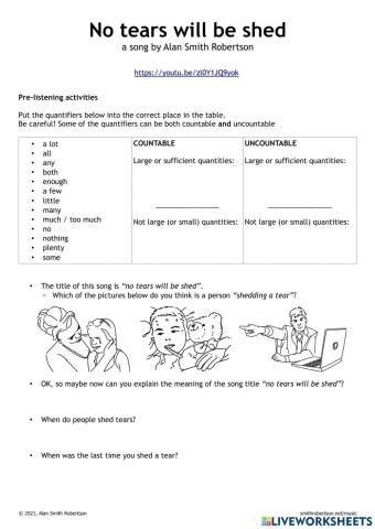 No tears will be shed