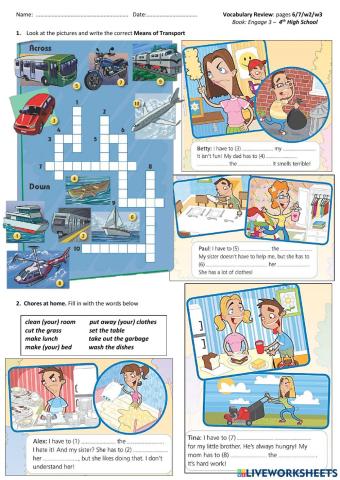 4° Vocab Review p6-7