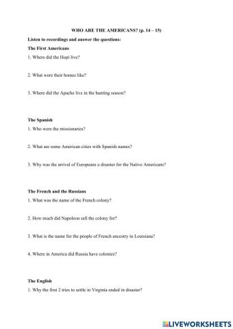 Who are the Americans