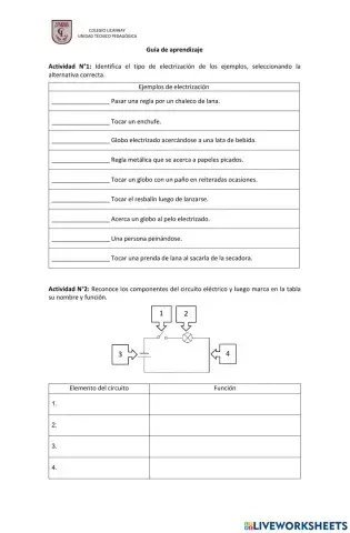 Electricidad, calor y temperatura
