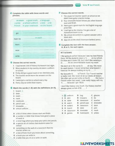 Gold experience unit 3