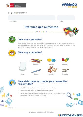 Ficha n° 8 MATEMÁTICA