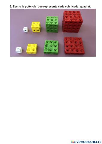 Resta examen potències