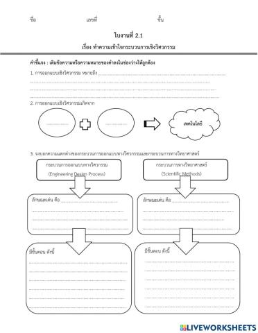 ใบงานที่ 2.1