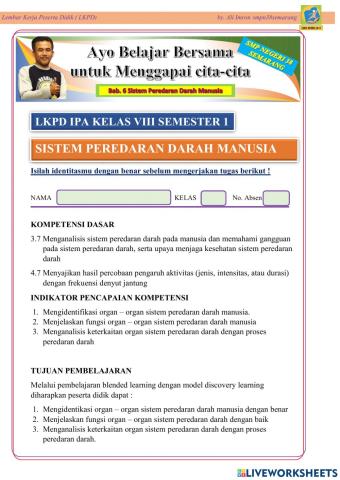 Lkpd sistem peredaran darah manusia