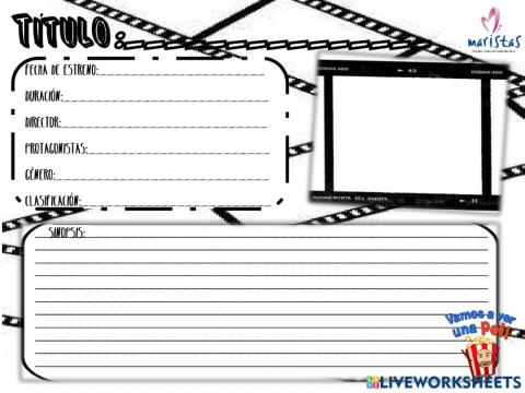 Sinopsis de una película