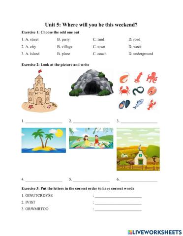 Where will you be this weekend?