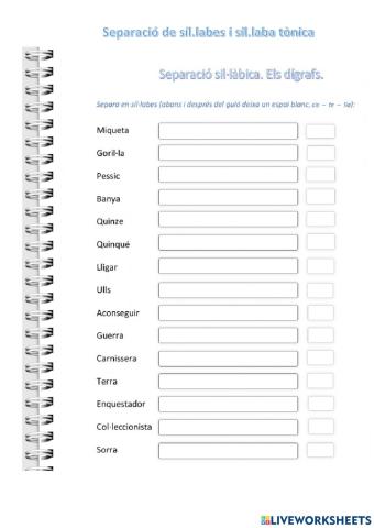 Dígrafs i síl.laba tònica