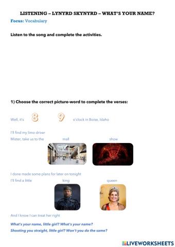 Listening - What's your name - Lynyrd Skynyrd