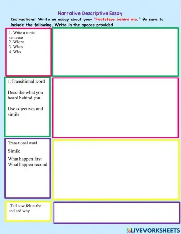 Descriptive Narrative - Foot Steps Behind Me