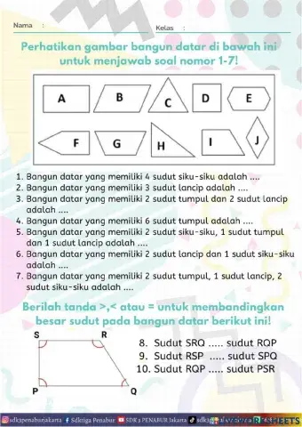 Matematika Sudut Bangun Datar