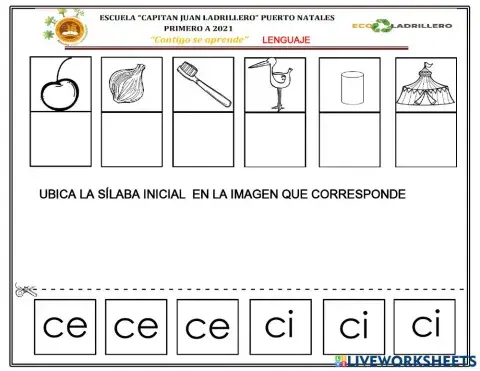 hojas de trabajo CE-CI