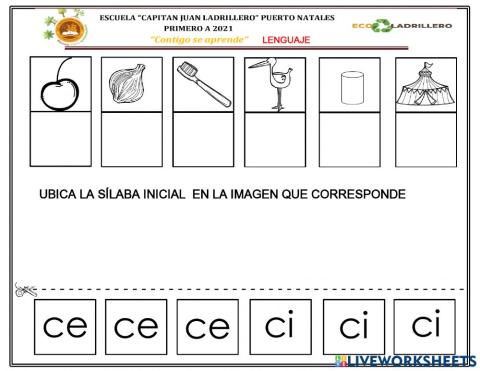 hojas de trabajo CE-CI