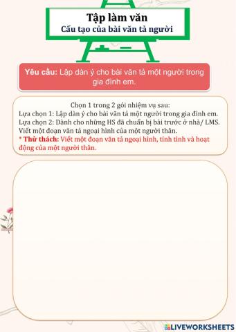 Tuần 12 - Tập làm văn - Cấu tạo bài văn tả người