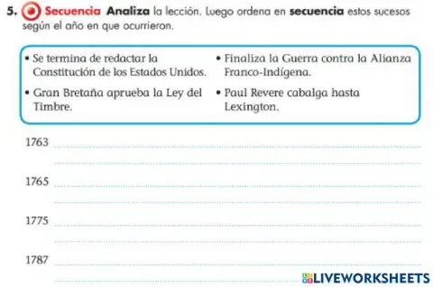 Secuencia- Estudios Sociales