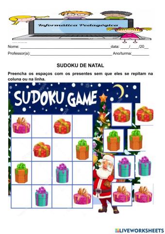 Sudoku de natal
