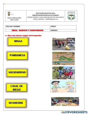 Respeto y convivencia