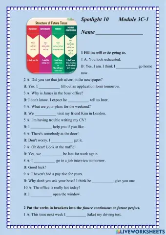 Spotlight 10. Module 3C - 1