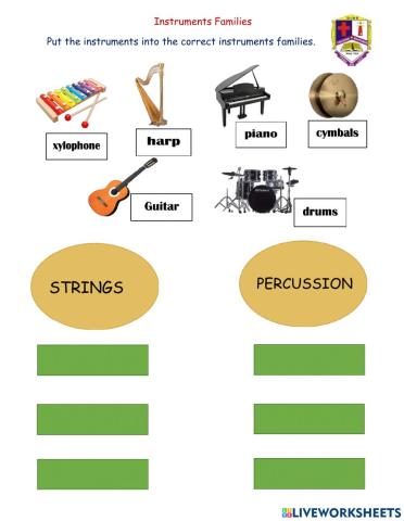 Instruments families