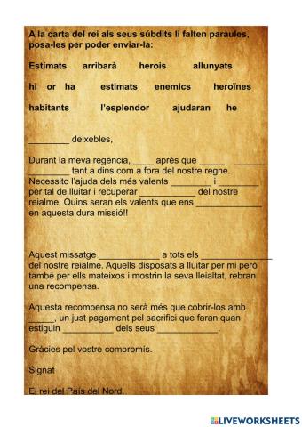 Carta al rei del Nord