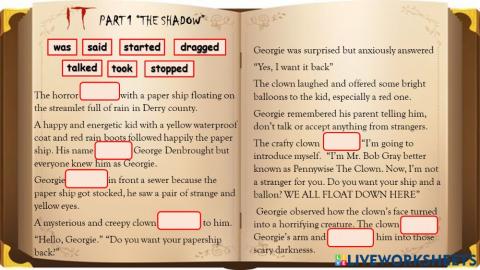 -IT-  story past verbs