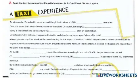 Test Vocabulary (B2 for all exam)-2-4