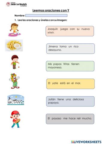 Comprensión de oraciones