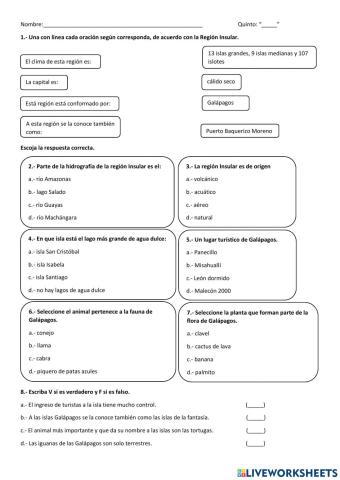 Región Insular o Galápagos