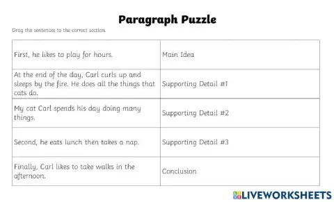 Paragraph Puzzle
