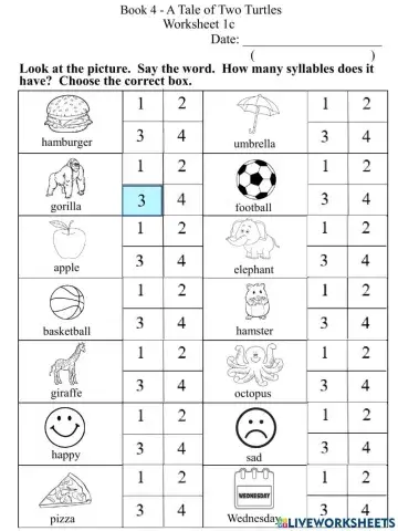 1c Count the Syllables