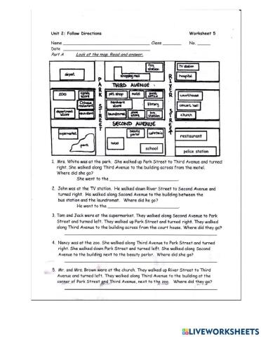 Unit 2: Follow Direction 3