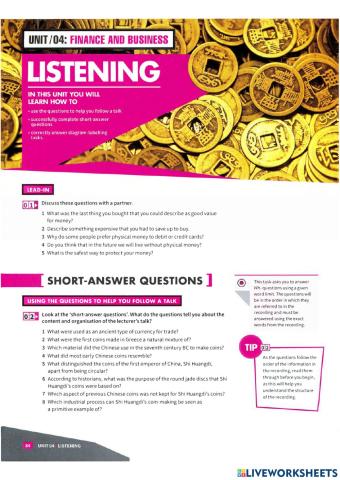 M3 u4 L - finance & business