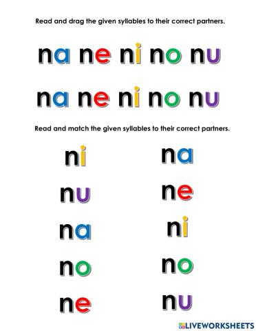 Letter N and the Vowels