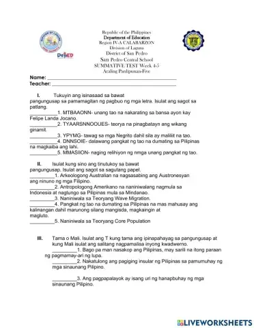 Q1 W3-4 Summative AP