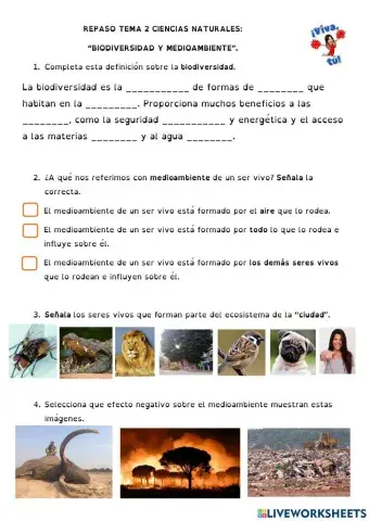 Biodiversidad y medio ambiente