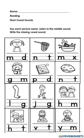 Short Vowel Sounds