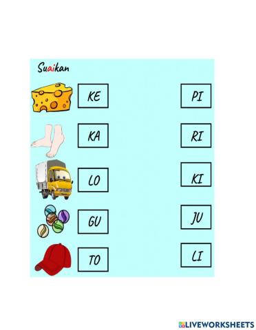 Perkataan 2 Suku Kata