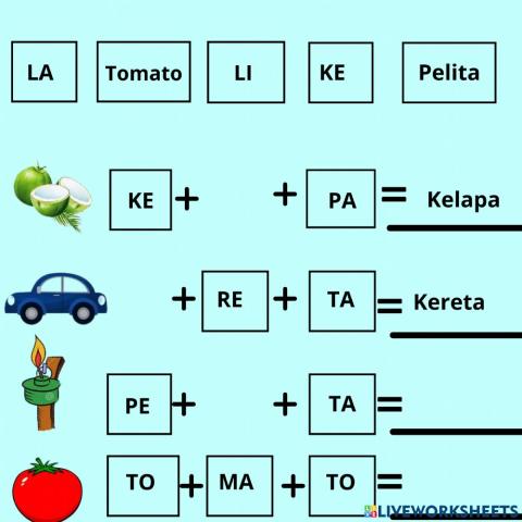 Perkataan 3 Suku Kata