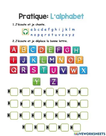 L'alphabet français