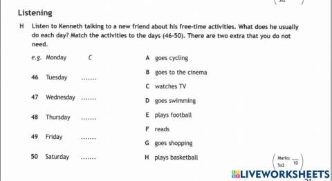 Spotlight 6  listening