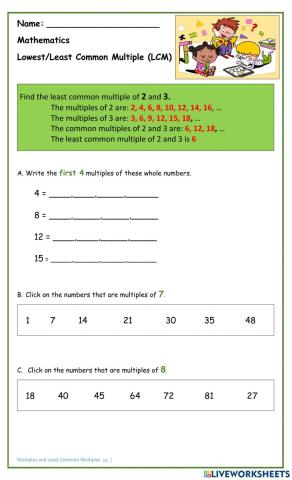 Least-Lowest Common Multiple (LCM)